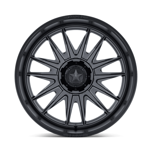 MSA Offroad Wheels | M55 COMMANDER UTV | 24.0x10.00 | 4X137/4X156 | -25 | MATTE GUNMETAL W/ M-BLK LIP