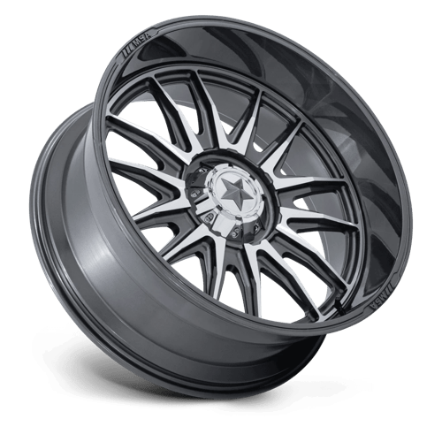 MSA Offroad Wheels | M55 COMMANDER UTV | 24.0x10.00 | 4X137/4X156 | -25 | PLATINUM W/ MACHINED FACE