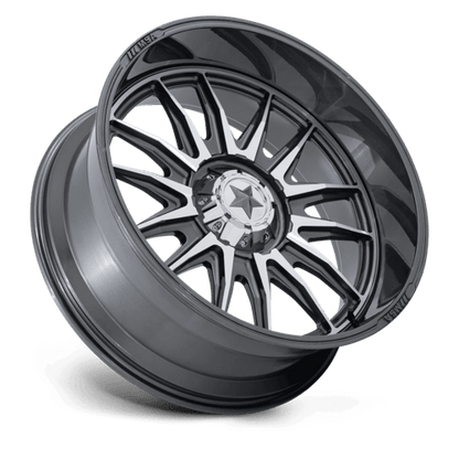 MSA Offroad Wheels | M55 COMMANDER UTV | 24.0x10.00 | 4X137/4X156 | -25 | PLATINUM W/ MACHINED FACE