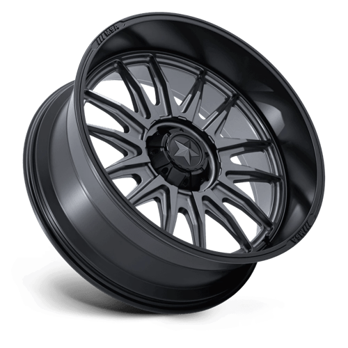 MSA Offroad Wheels | M55 COMMANDER UTV | 24.0x10.00 | 5X114.3 | -25 | MATTE GUNMETAL W/ M-BLK LIP