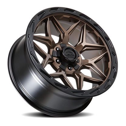 MATRIX | 17X9 | 6X135/6X139.7 | +0 | MATTE BRONZE W MATTE BLACK RING | MATRIX-7936MRMBR - Image 2