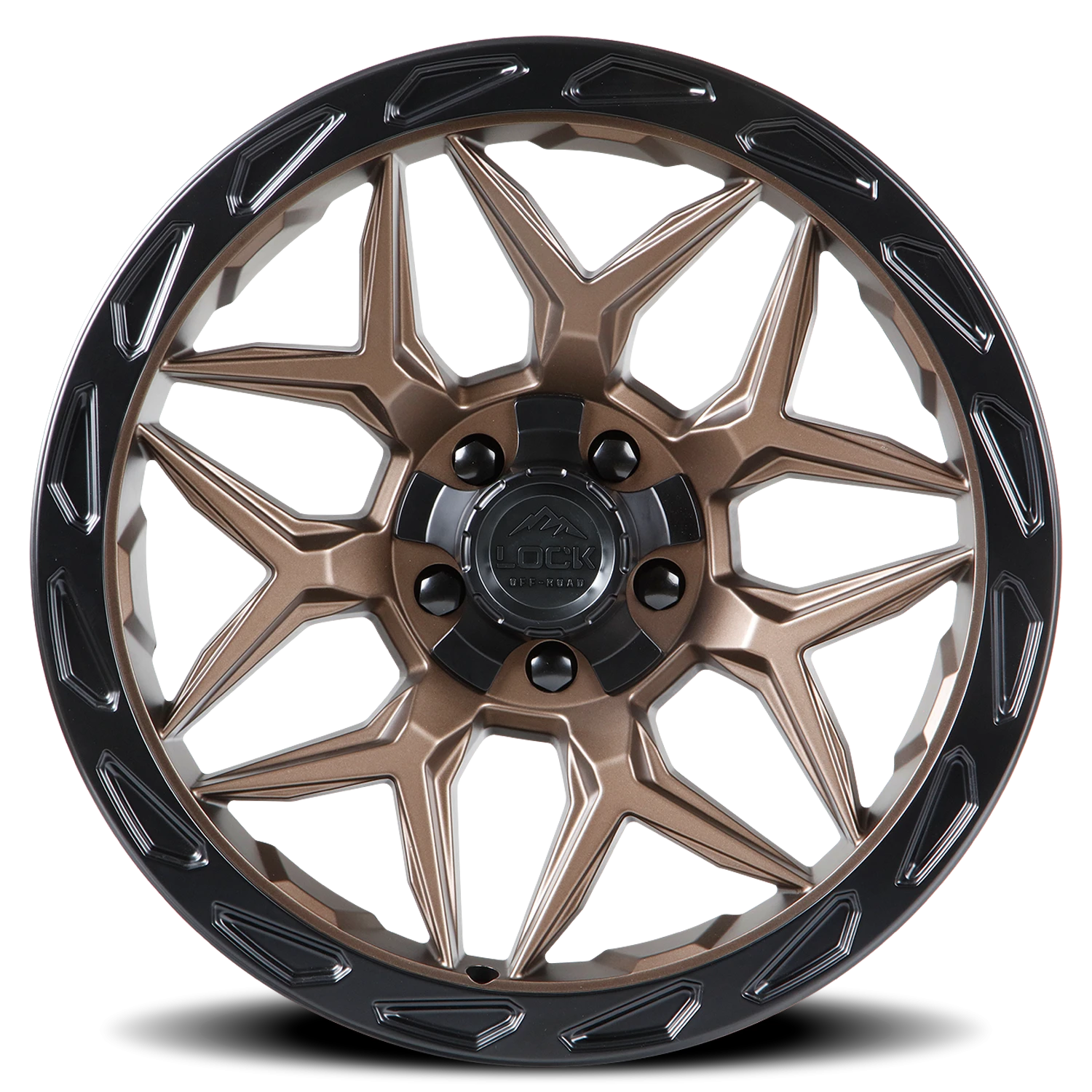 MATRIX | 17X9 | 6X135/6X139.7 | +0 | MATTE BRONZE W MATTE BLACK RING | MATRIX-7936MRMBR - Image 3