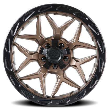 MATRIX | 17X9 | 6X135/6X139.7 | +0 | MATTE BRONZE W MATTE BLACK RING | MATRIX-7936MRMBR - Image 3