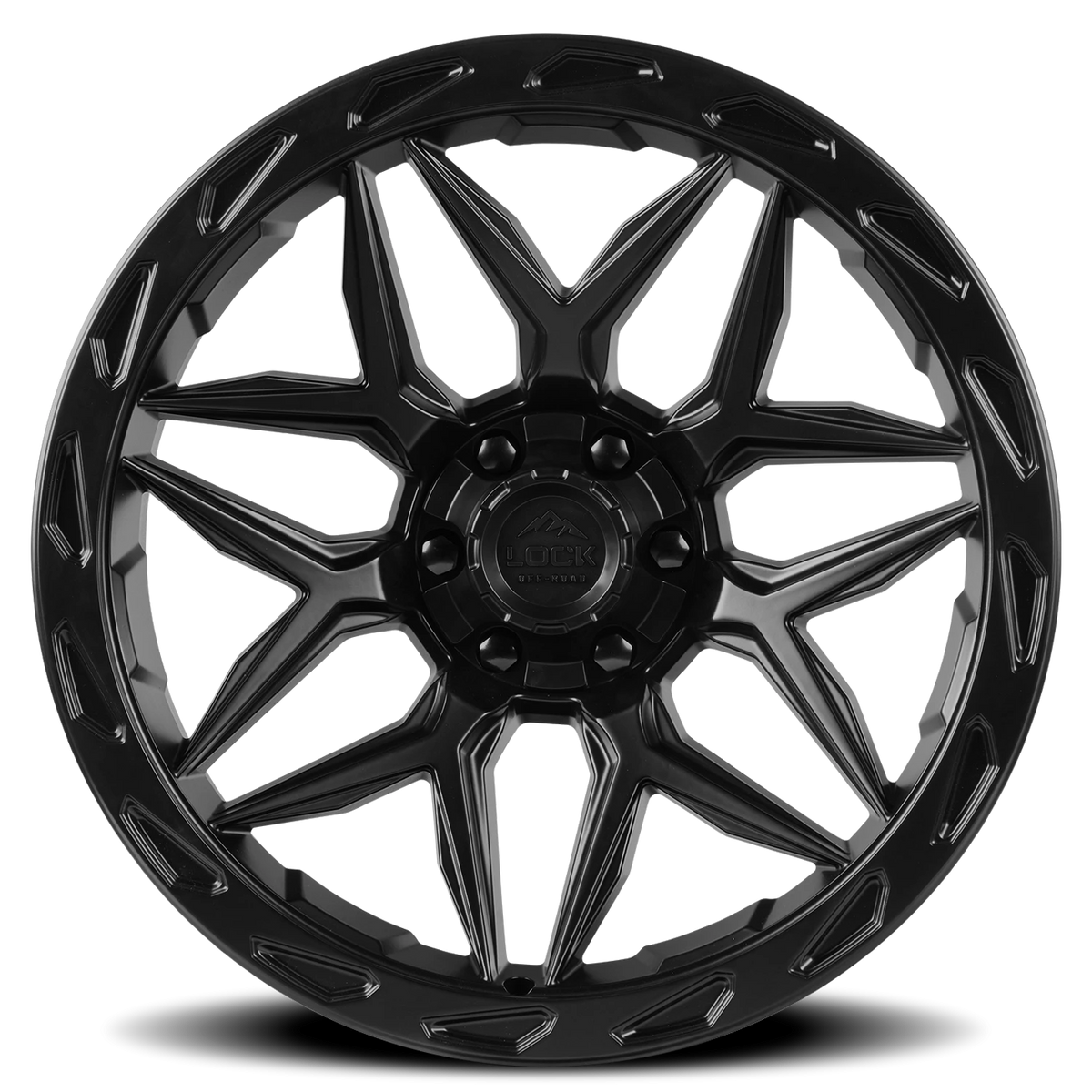 MATRIX | 22X10 | 5X127/5X139.7 | -18 | MATTE BLACK W MATTE BLACK RING | MATRIX-221021MB - Image 3