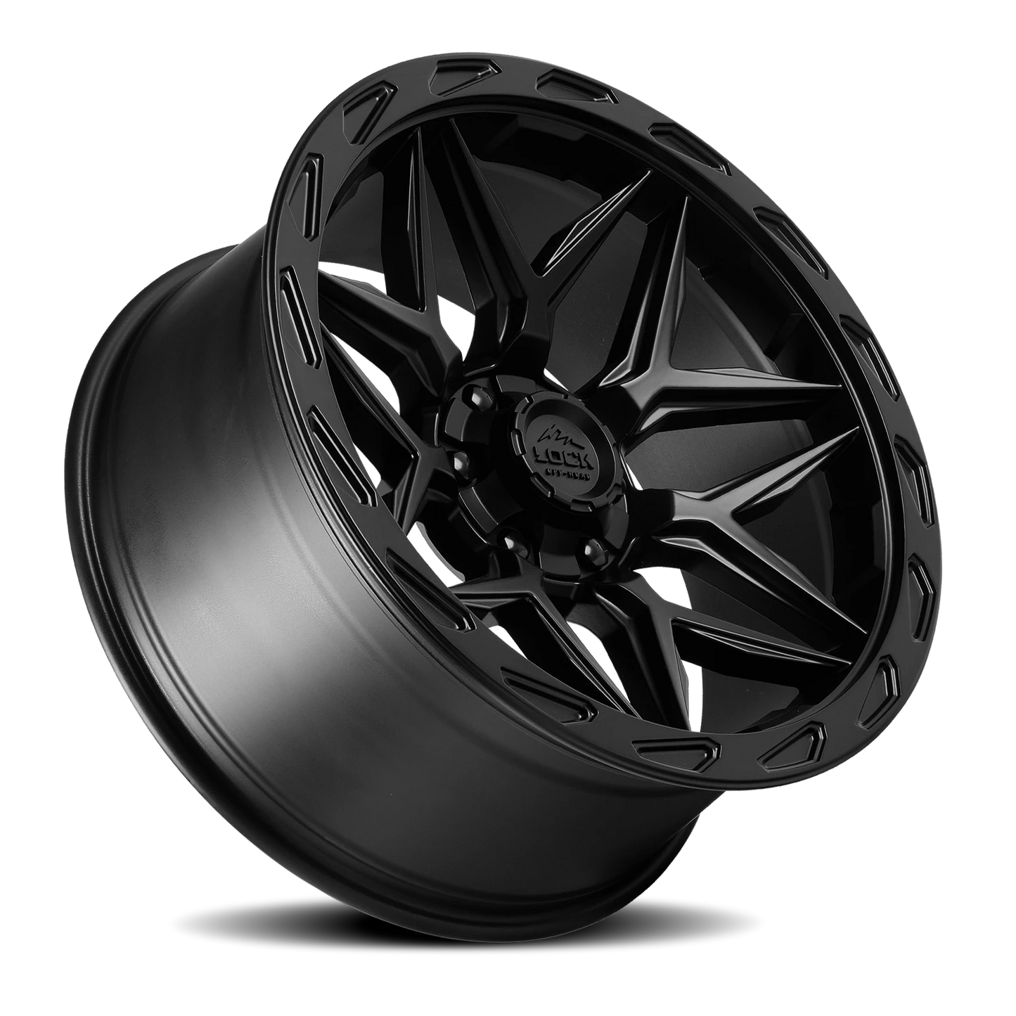 MATRIX | 20X10 | 8X165.1/8X170 | -18 | MATTE BLACK W MATTE BLACK RING | MATRIX-2182MB - Image 2