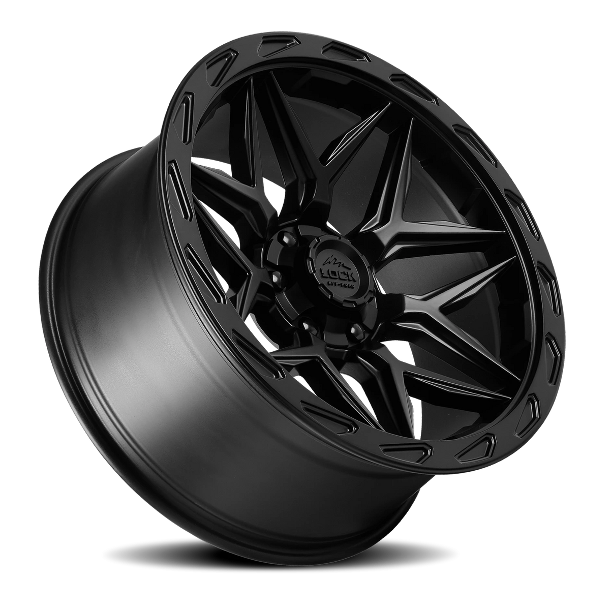 MATRIX | 20X10 | 8X165.1/8X170 | -18 | MATTE BLACK W MATTE BLACK RING | MATRIX-2182MB - Image 2