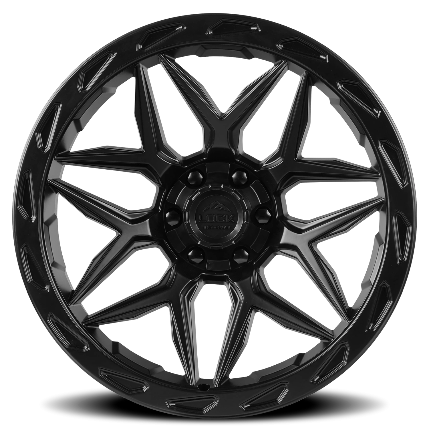 MATRIX | 20X10 | 8X165.1/8X170 | -18 | MATTE BLACK W MATTE BLACK RING | MATRIX-2182MB - Image 3