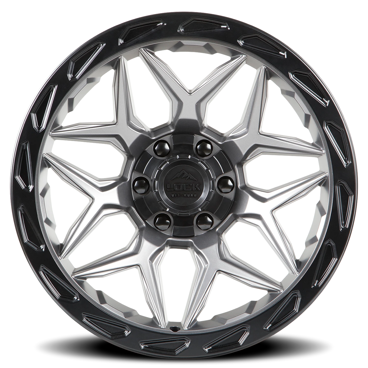 MATRIX | 17X9 | 6X135/6X139.7 | +0 | MATTE GREY W MATTE BLACK RING | MATRIX-7936MGMBR - Image 3