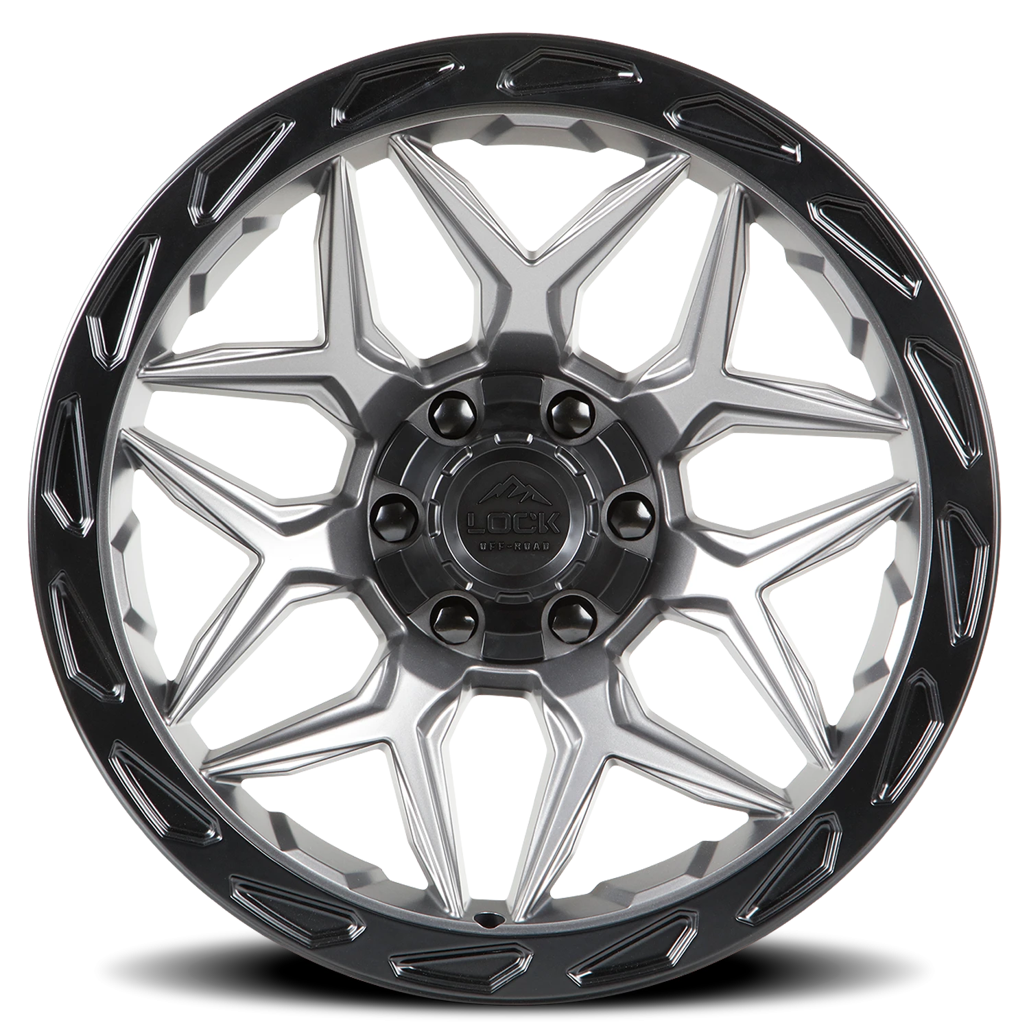 MATRIX | 20X10 | 8X165.1/8X170 | -18 | MATTE GREY W MATTE BLACK RING | MATRIX-2182MGMBR - Image 3