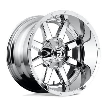 Fuel 1PC | D536 MAVERICK | 20.0x12.00 | 5X139.7/5X150 | -44 | CHROME PLATED