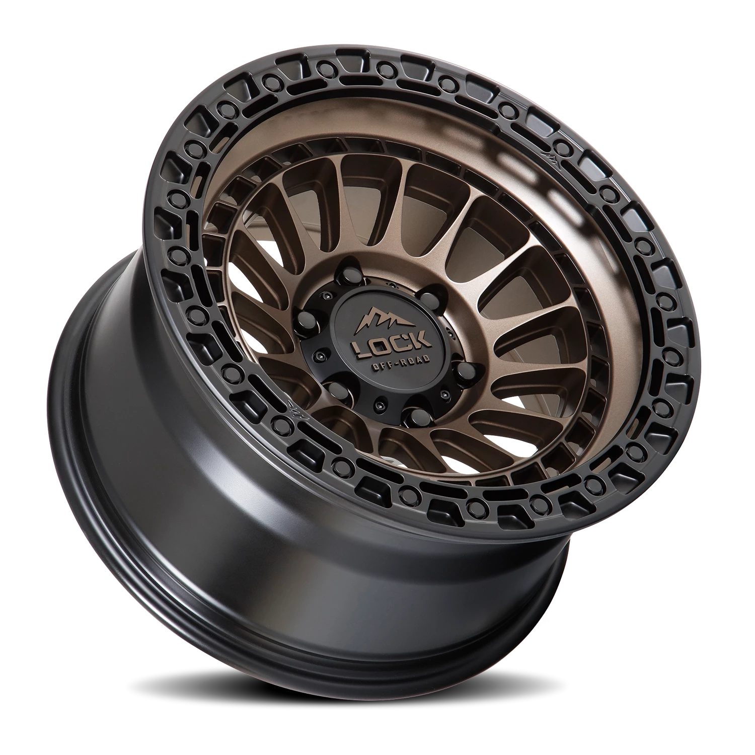 MOJAVE | 17X8.5 | 5X127 | +25 | MATTE BRONZE W MATTE BLACK RING | MOJAVE-78557MRMBR - Image 2
