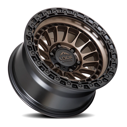 MOJAVE | 17X8.5 | 5X127 | +25 | MATTE BRONZE W MATTE BLACK RING | MOJAVE-78557MRMBR - Image 2