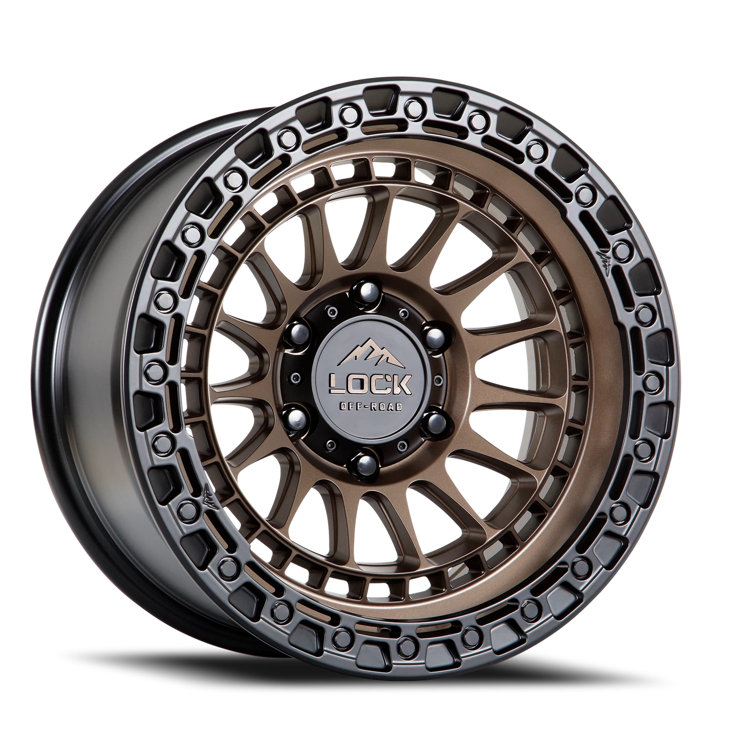 MOJAVE | 17X9 | 8X165.1 | -12 | MATTE BRONZE W MATTE BLACK RING | MOJAVE-7986MRMBR12N