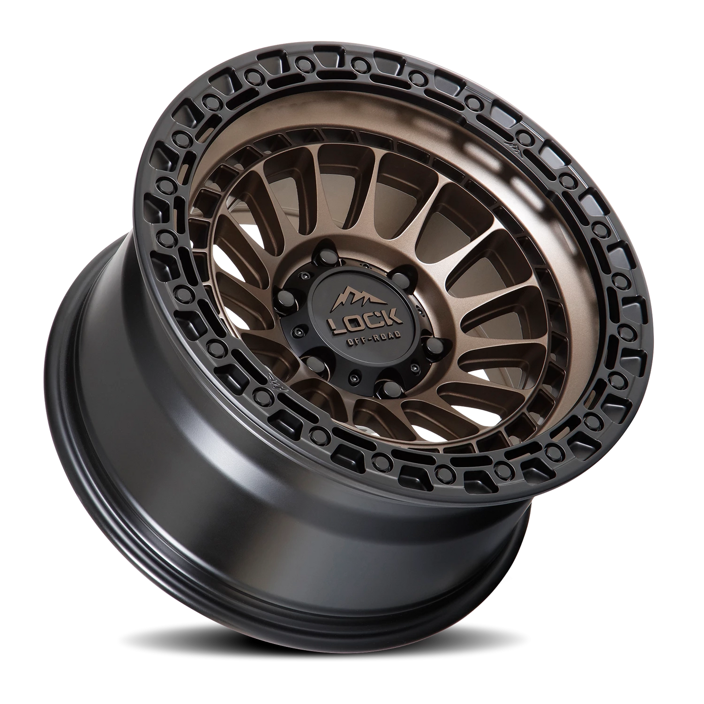 MOJAVE | 17X9 | 8X165.1 | -12 | MATTE BRONZE W MATTE BLACK RING | MOJAVE-7986MRMBR12N - Image 2