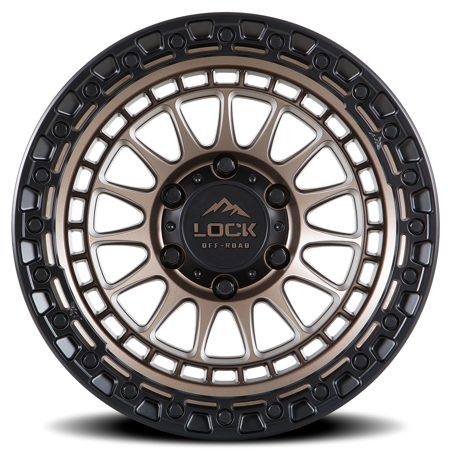 MOJAVE | 17X9 | 8X165.1 | -12 | MATTE BRONZE W MATTE BLACK RING | MOJAVE-7986MRMBR12N - Image 3