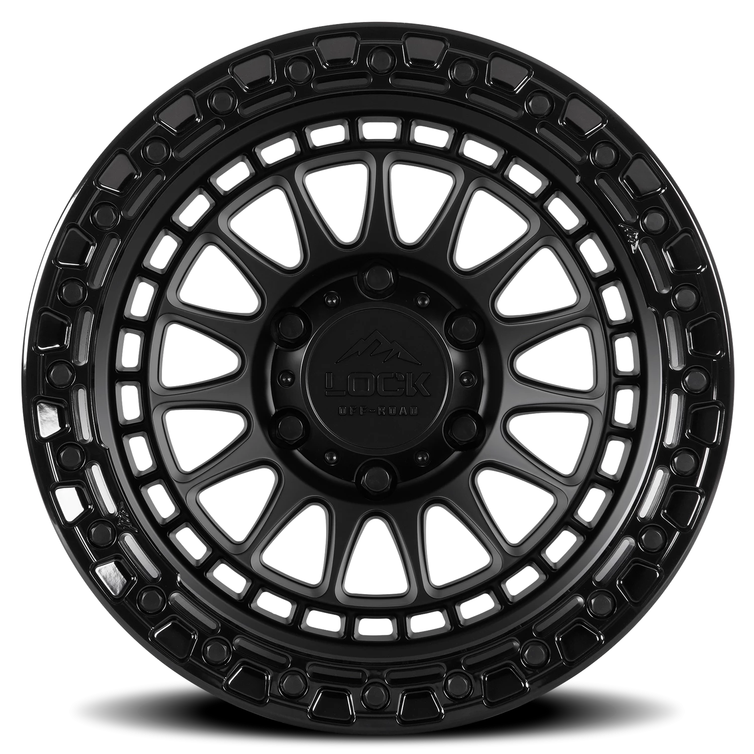 MOJAVE | 17X8.5 | 6X135 | +25 | MATTE BLACK W GLOSS BLACK RING | MOJAVE-78563GB - Image 3