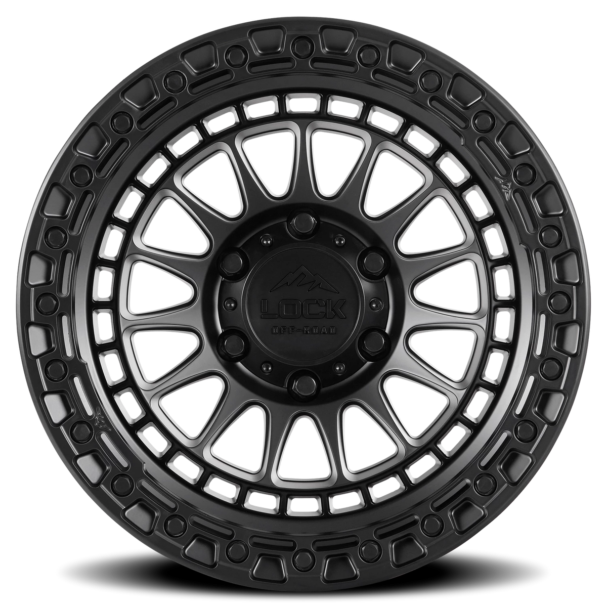 MOJAVE | 17X8.5 | 6X135 | +25 | MATTE BLACK W MATTE BLACK RING | MOJAVE-78563MB - Image 3