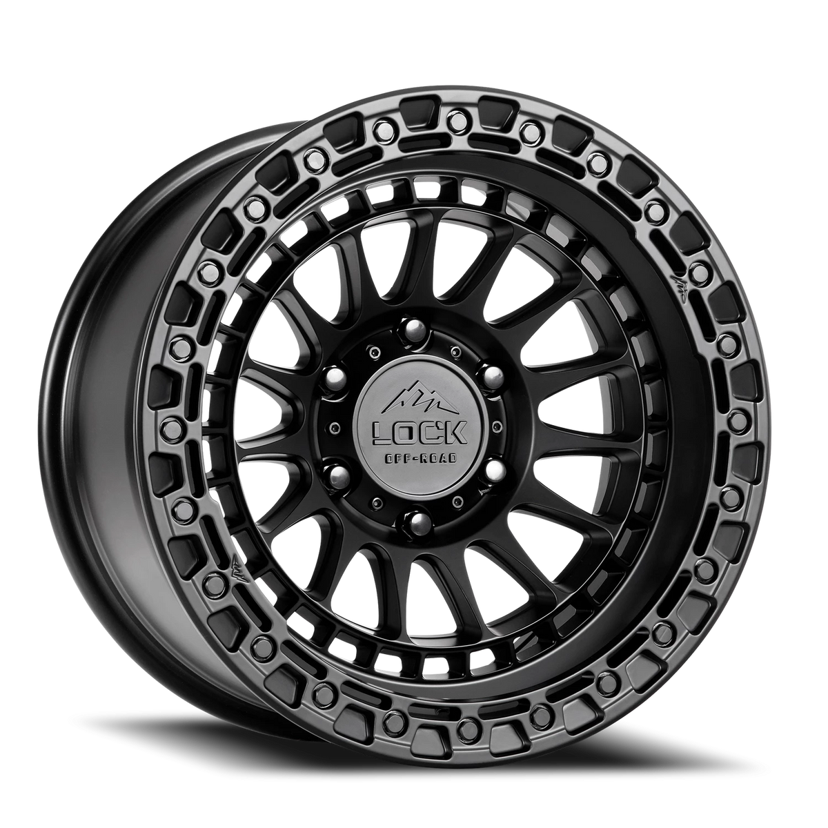 MOJAVE | 17X9 | 8X165.1 | -12 | MATTE BLACK W MATTE BLACK RING | MOJAVE-7986MB12N