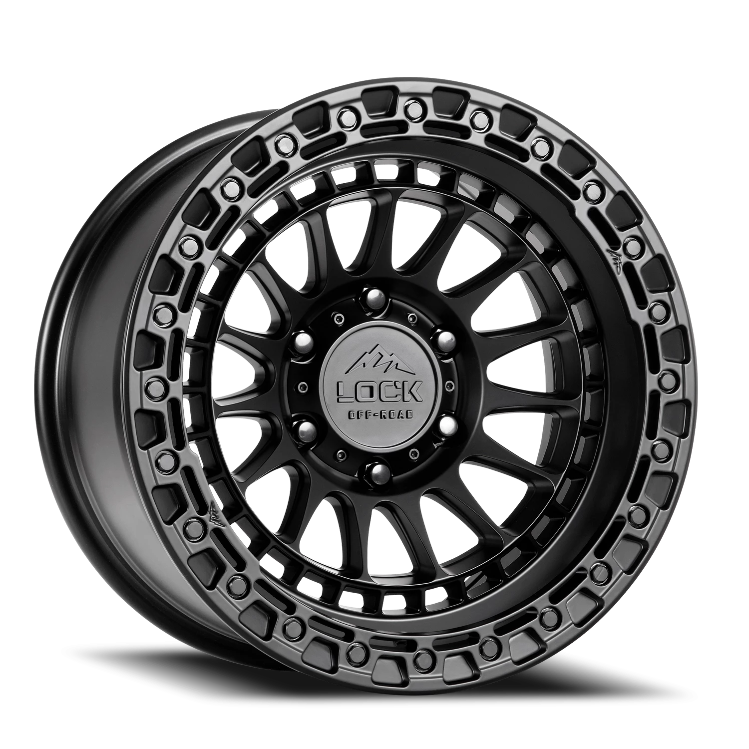 MOJAVE | 17X9 | 8X165.1 | -12 | MATTE BLACK W MATTE BLACK RING | MOJAVE-7986MB12N