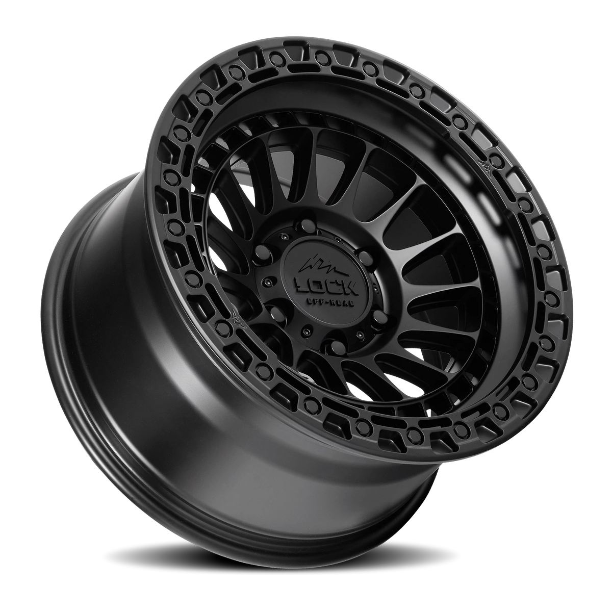 MOJAVE | 17X9 | 8X165.1 | -12 | MATTE BLACK W MATTE BLACK RING | MOJAVE-7986MB12N - Image 2