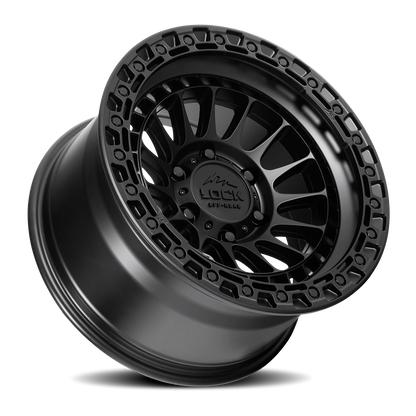 MOJAVE | 17X9 | 8X165.1 | -12 | MATTE BLACK W MATTE BLACK RING | MOJAVE-7986MB12N - Image 2