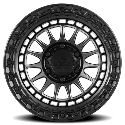 MOJAVE | 17X9 | 8X165.1 | +1 | MATTE BLACK W MATTE BLACK RING | MOJAVE-7986MB - Image 3