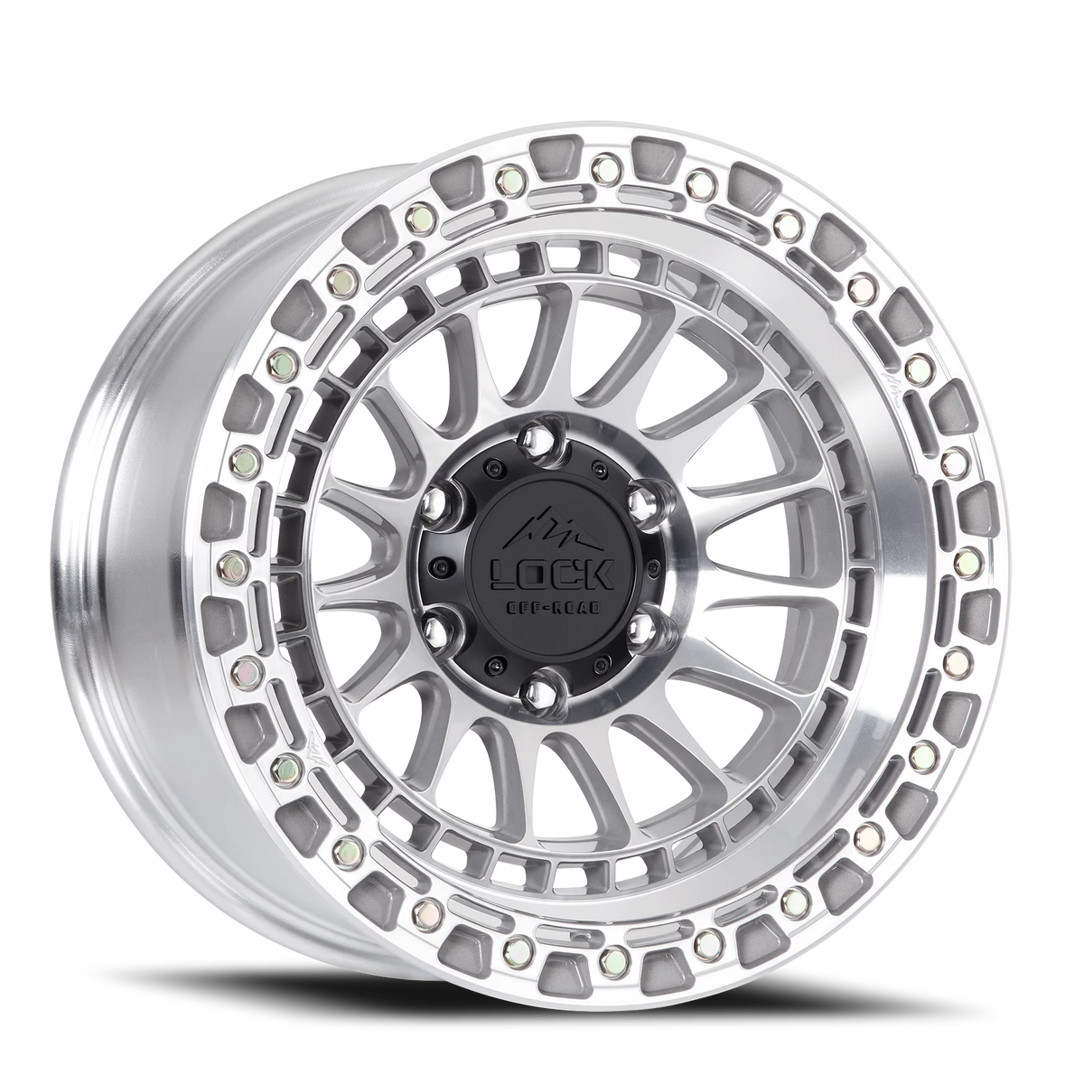 MOJAVE | 17X8.5 | 5X127 | +25 | MACHINE WITH CLEAR COAT | MOJAVE-78557MC