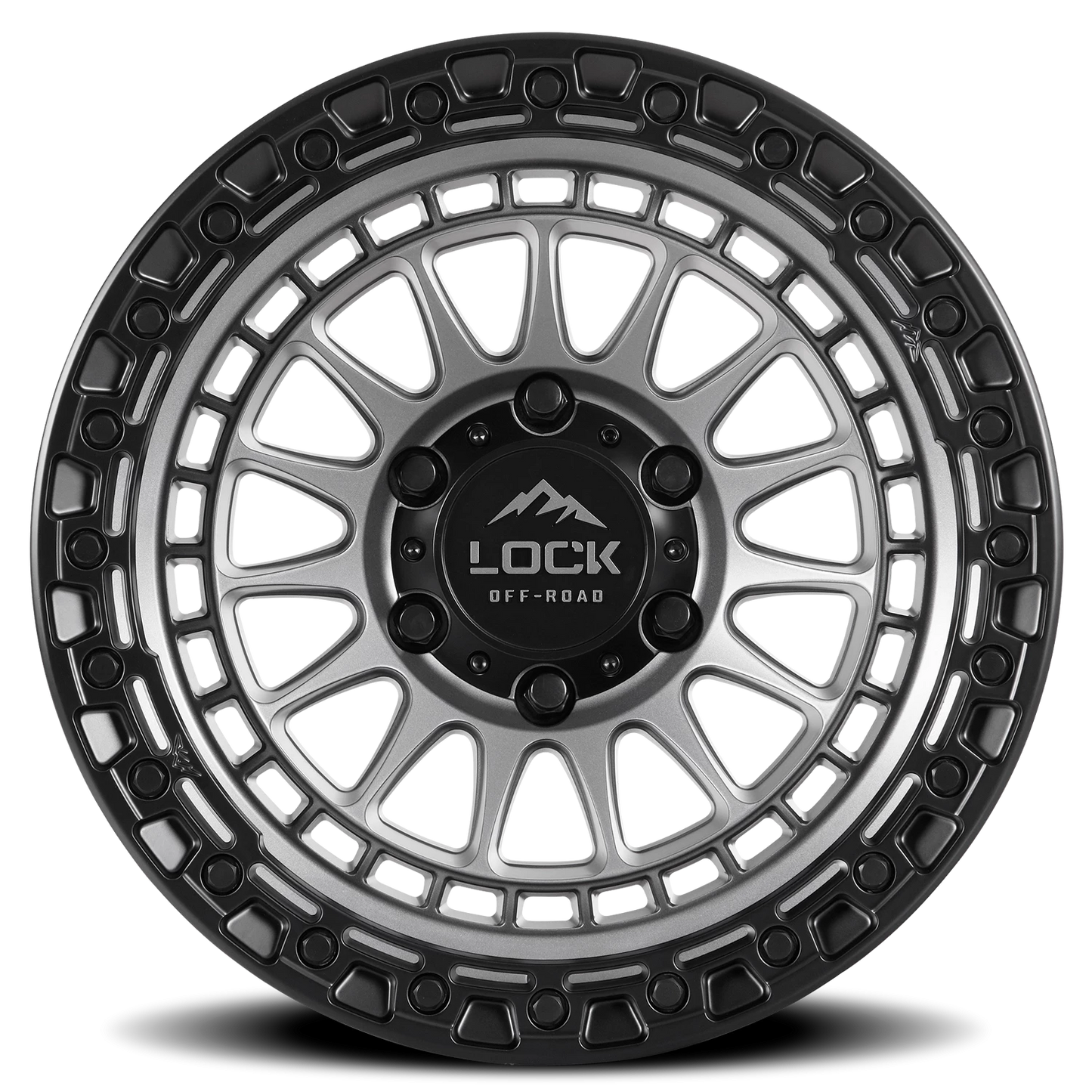 MOJAVE | 17X8.5 | 5X127 | +25 | MATTE GREY W MATTE BLACK RING | MOJAVE-78557MGMBR - Image 3