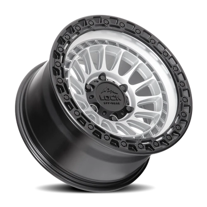 MOJAVE | 17X9 | 8X165.1 | -12 | MATTE SILVER WITH MATTE BLACK RING | MOJAVE-7986MSMBR12N - Image 2