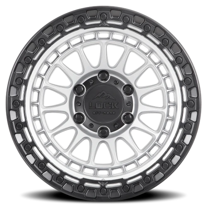 MOJAVE | 17X9 | 8X165.1 | -12 | MATTE SILVER WITH MATTE BLACK RING | MOJAVE-7986MSMBR12N - Image 3