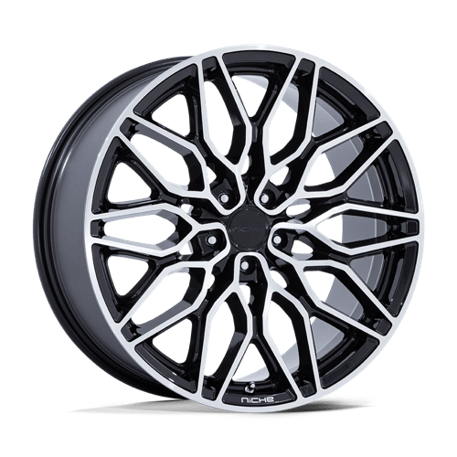 Niche 1PC | NC277 CALABRIA 5 | 22.0x9.00 | 5X112 | 20 | GLOSS BLACK MACHINED