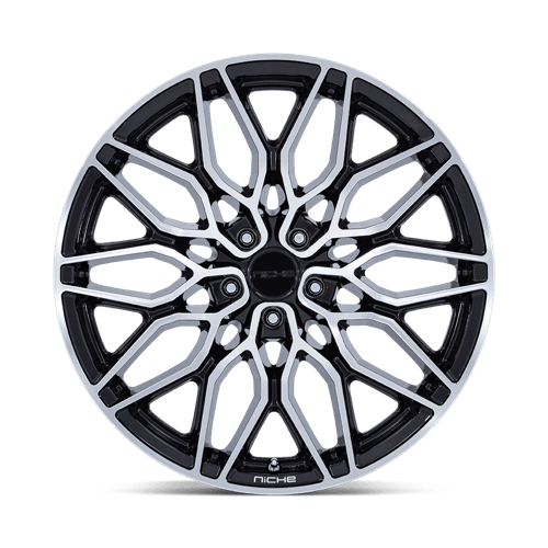Niche 1PC | NC277 CALABRIA 5 | 20.0x9.00 | 5X112 | 27 | GLOSS BLACK MACHINED
