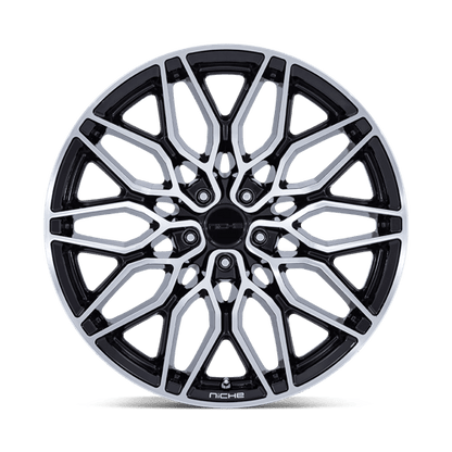Niche 1PC | NC277 CALABRIA 5 | 20.0x9.00 | 5X112 | 27 | GLOSS BLACK MACHINED