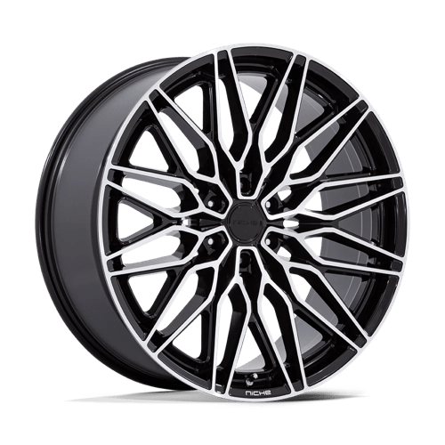Niche 1PC | NC278 CALABRIA 6 | 20.0x9.50 | 6X135 | 30 | GLOSS BLACK W/ MACHINED