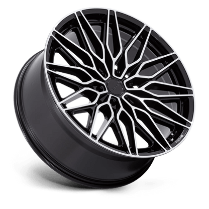 Niche 1PC | NC278 CALABRIA 6 | 24.0x10.00 | 6X139.7 | 20 | GLOSS BLACK W/ MACHINED