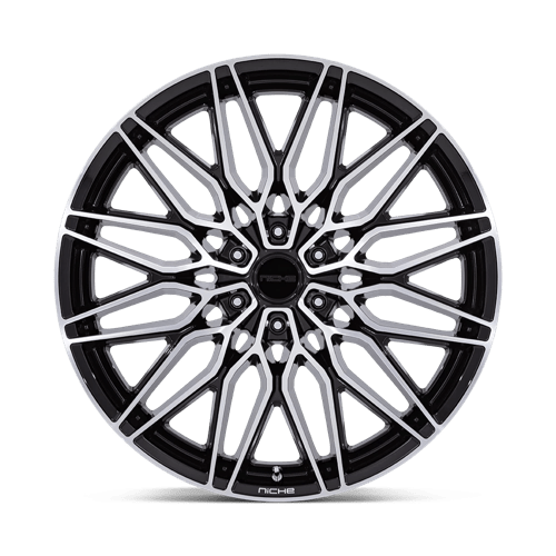 Niche 1PC | NC278 CALABRIA 6 | 24.0x10.00 | 6X139.7 | 20 | GLOSS BLACK W/ MACHINED