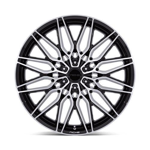 Niche 1PC | NC278 CALABRIA 6 | 24.0x10.00 | 6X135 | 30 | GLOSS BLACK W/ MACHINED