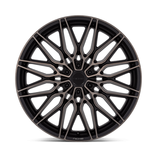 Niche 1PC | NC278 CALABRIA 6 | 24.0x10.00 | 6X135 | 30 | MATTE BLACK MACHINED DARK TINT