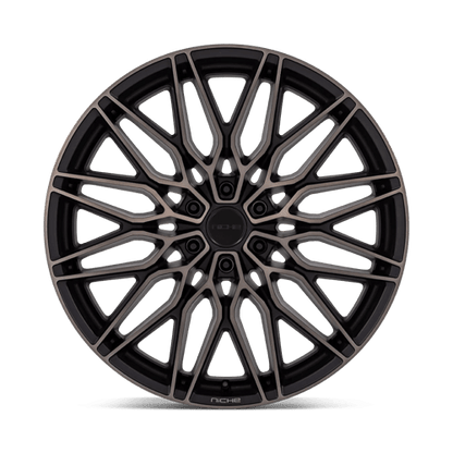 Niche 1PC | NC278 CALABRIA 6 | 24.0x10.00 | 6X135 | 30 | MATTE BLACK MACHINED DARK TINT