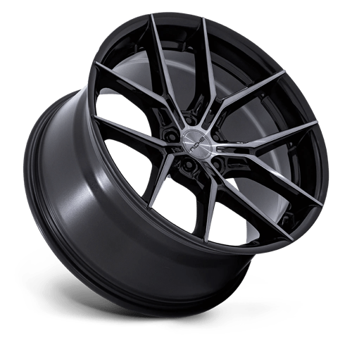 Niche 1PC | NC279 PRODIGY 5 | 20.0x9.00 | 5X112 | 20 | GLOSS BLACK DARK TINTED CLEAR