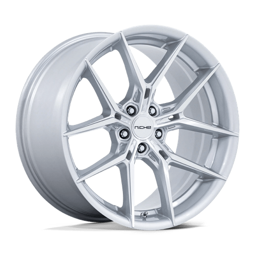 Niche 1PC | NC279 PRODIGY 5 | 18.0x8.50 | 5X120 | 35 | SILVER W/ MACHINED FACE
