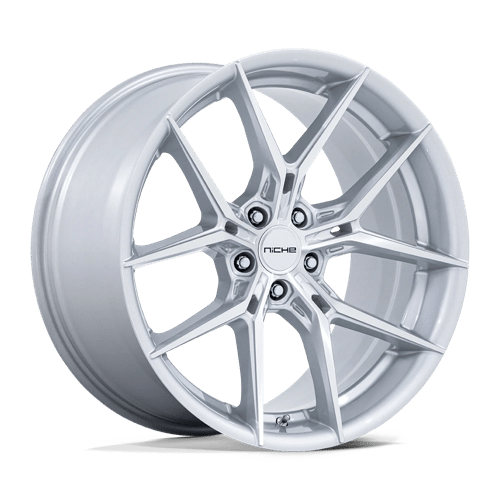 Niche 1PC | NC279 PRODIGY 5 | 18.0x9.50 | 5X120 | 40 | SILVER W/ MACHINED FACE