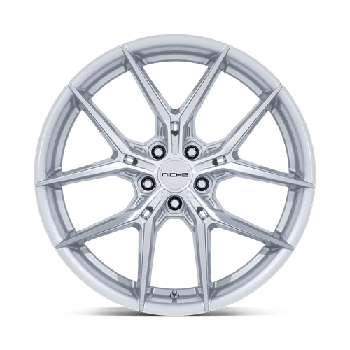 Niche 1PC | NC279 PRODIGY 5 | 22.0x10.50 | 5X120 | 38 | SILVER W/ MACHINED FACE