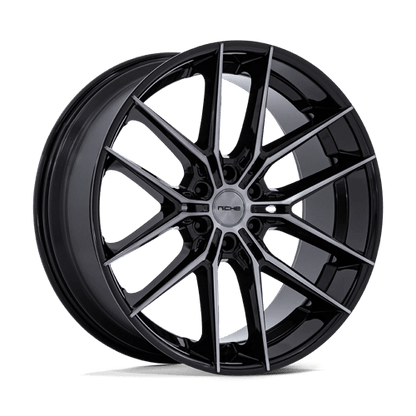 Niche 1PC | NC280 PRODIGY 6 | 24.0x10.00 | 6X135 | 25 | GLOSS BLACK DARK TINTED CLEAR