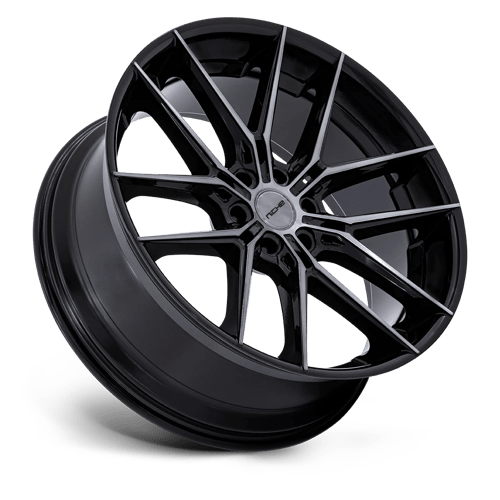 Niche 1PC | NC280 PRODIGY 6 | 24.0x10.00 | 6X135 | 25 | GLOSS BLACK DARK TINTED CLEAR