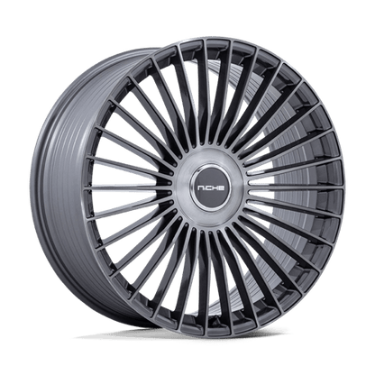 Niche 1PC | NC282 SERENE | 22.0x9.00 | 5X108/5X114.3 | 38 | GLOSS TITANIUM BRUSHED