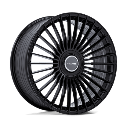 Niche 1PC | NC282 SERENE | 22.0x9.00 | 5X108/5X114.3 | 38 | GLOSS BLACK