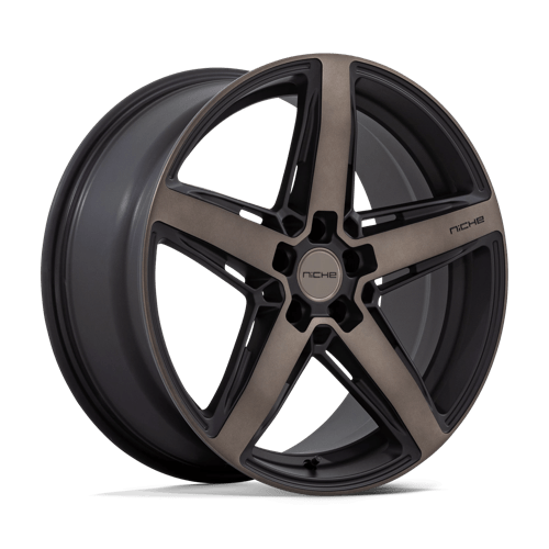 Niche 1PC | M271 TERAMO | 20.0x9.00 | 5X114.3 | 25 | MATTE BLACK W DOUBLE DARK TINT