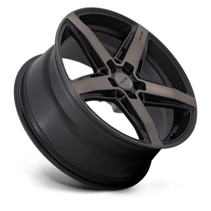Niche 1PC | M271 TERAMO | 20.0x9.00 | 5X112 | 25 | MATTE BLACK W DOUBLE DARK TINT