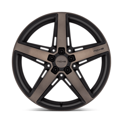 Niche 1PC | M271 TERAMO | 20.0x9.50 | 5X114.3 | 25 | MATTE BLACK W DOUBLE DARK TINT